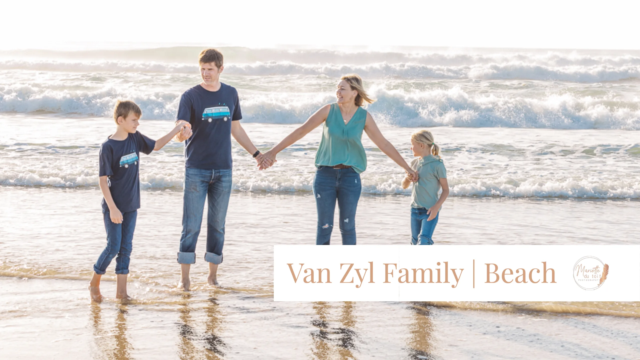 Van Zyl Family | On the Beach in Jeffreys Bay
