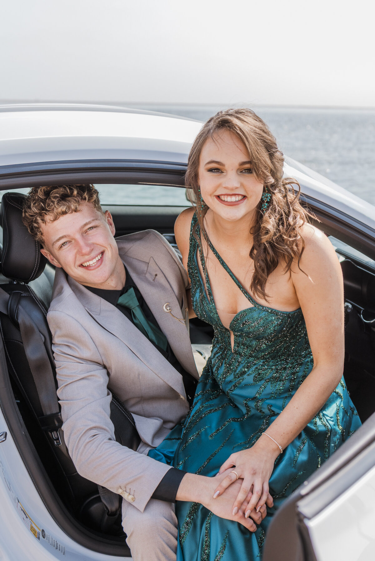 boy and girl with ford mustang during walvis bay matric photos by mariette du toit photography