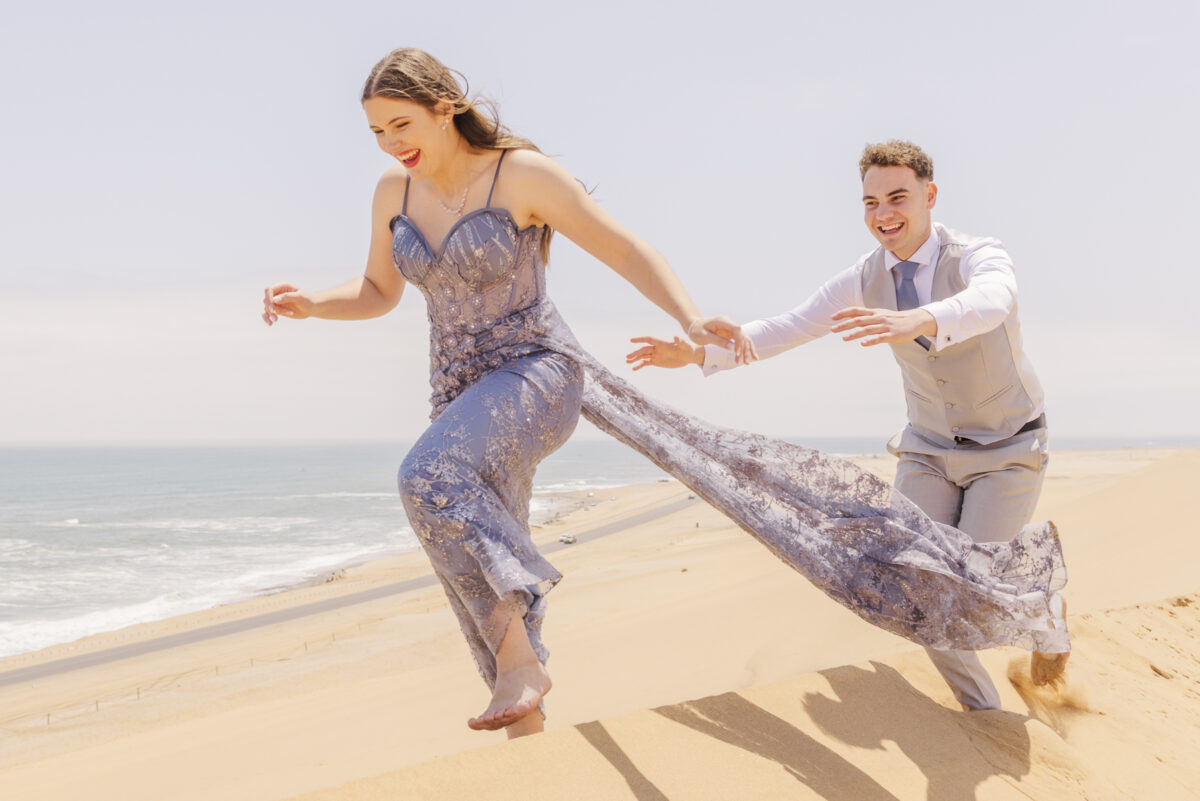 next day matric farewell photo session in dunes, mariette du toit, emdtphotography