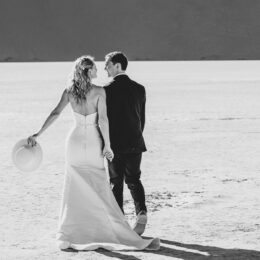 couple during elopement in deadvlei, namib desert, namibia by photographer mariette du toit