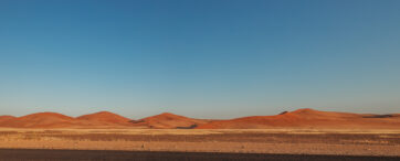 Sossusvlei Panorama at sunrise