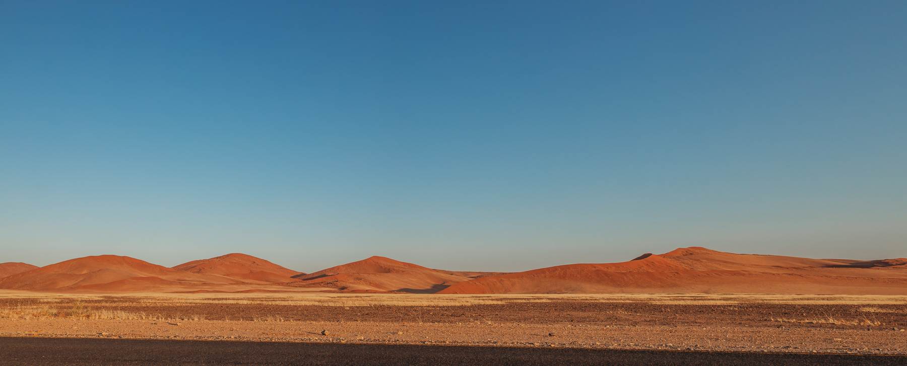 Sossusvlei Panorama at sunrise