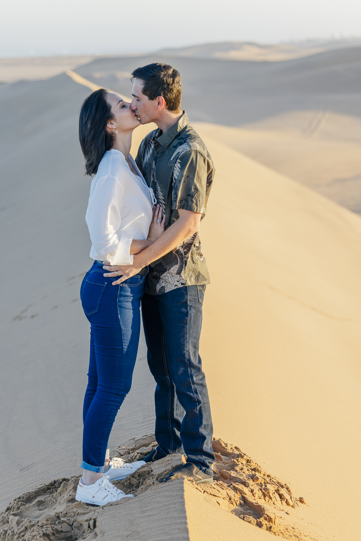 intimate couple moment