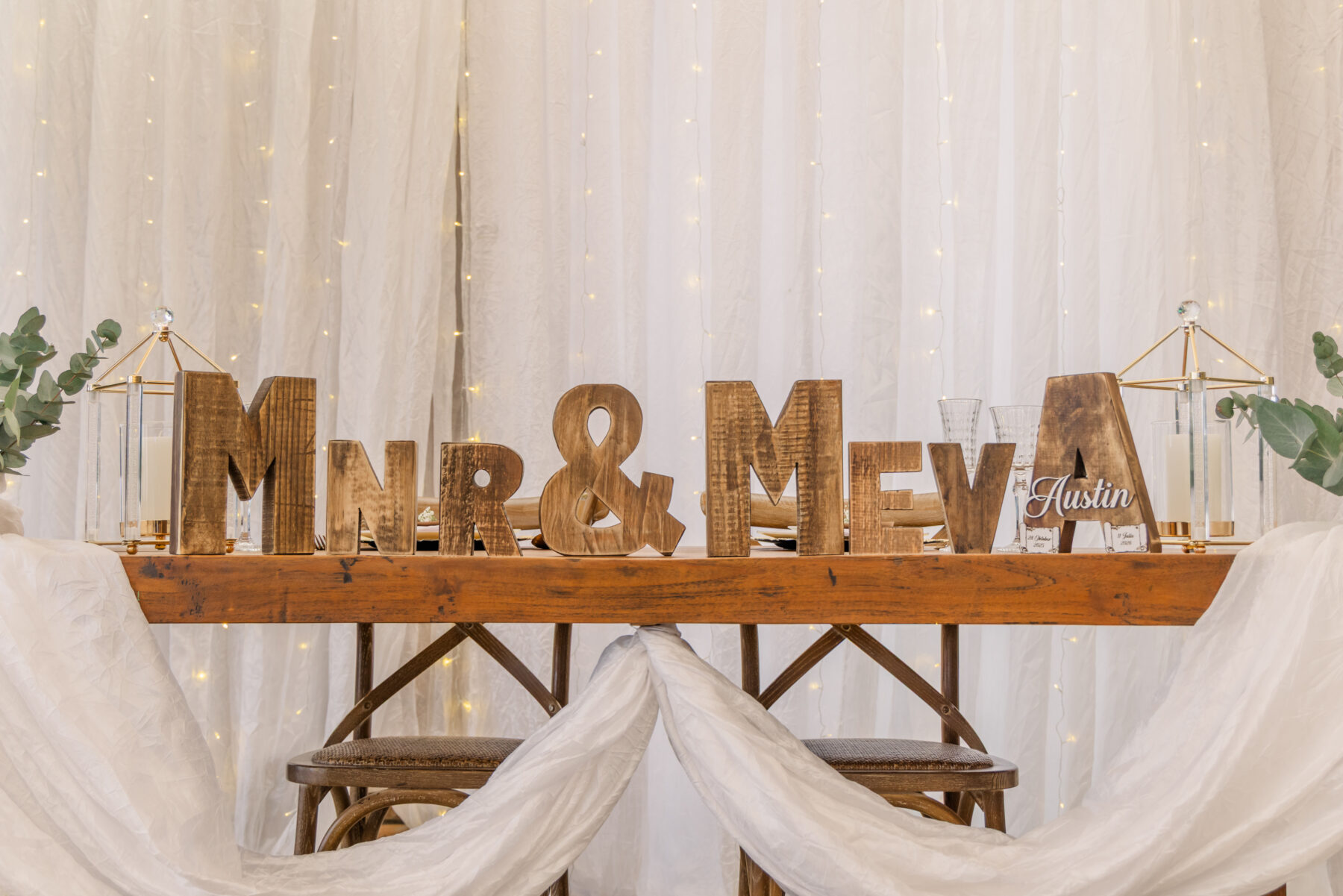 Decor of Henties Wedding